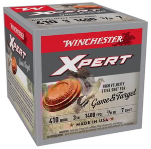 WINCHESTER XPERT STEEL 410 3 Inch 3/8OZ 7 25RD 10BX/CS | 020892029378